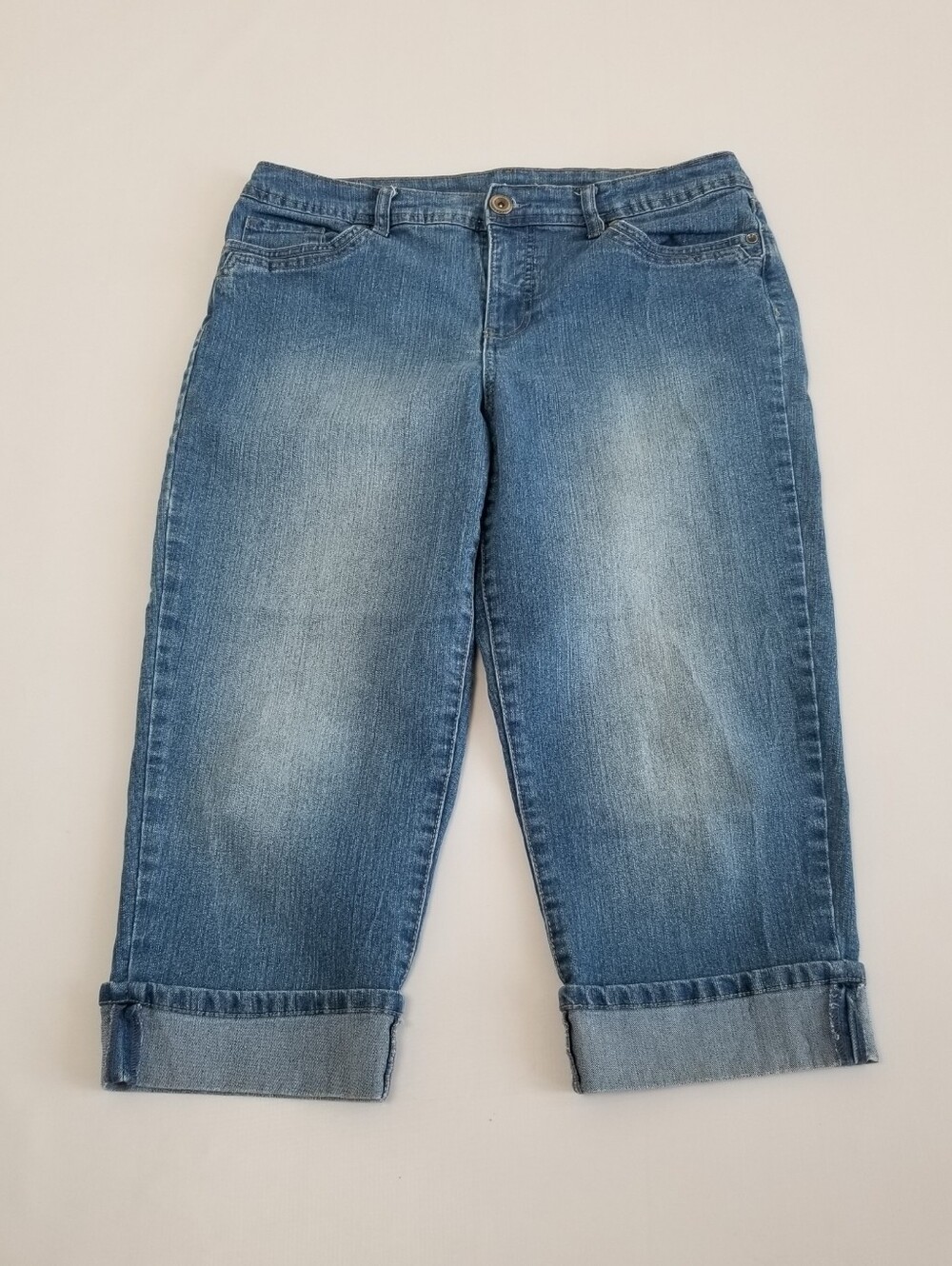 Sonoma Denim Capris Cuffed 14